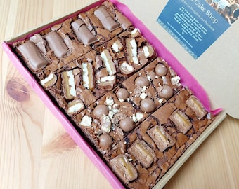 Mars Maltesers Twix and Galaxy Caramel Postal Letterbox Brownie Box