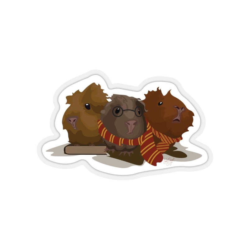 Harry Potter Guinea Pig Sticker Harry Potter Sticker Etsy