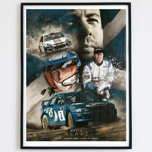 Colin McRae WRC Rally POSTER PRINT