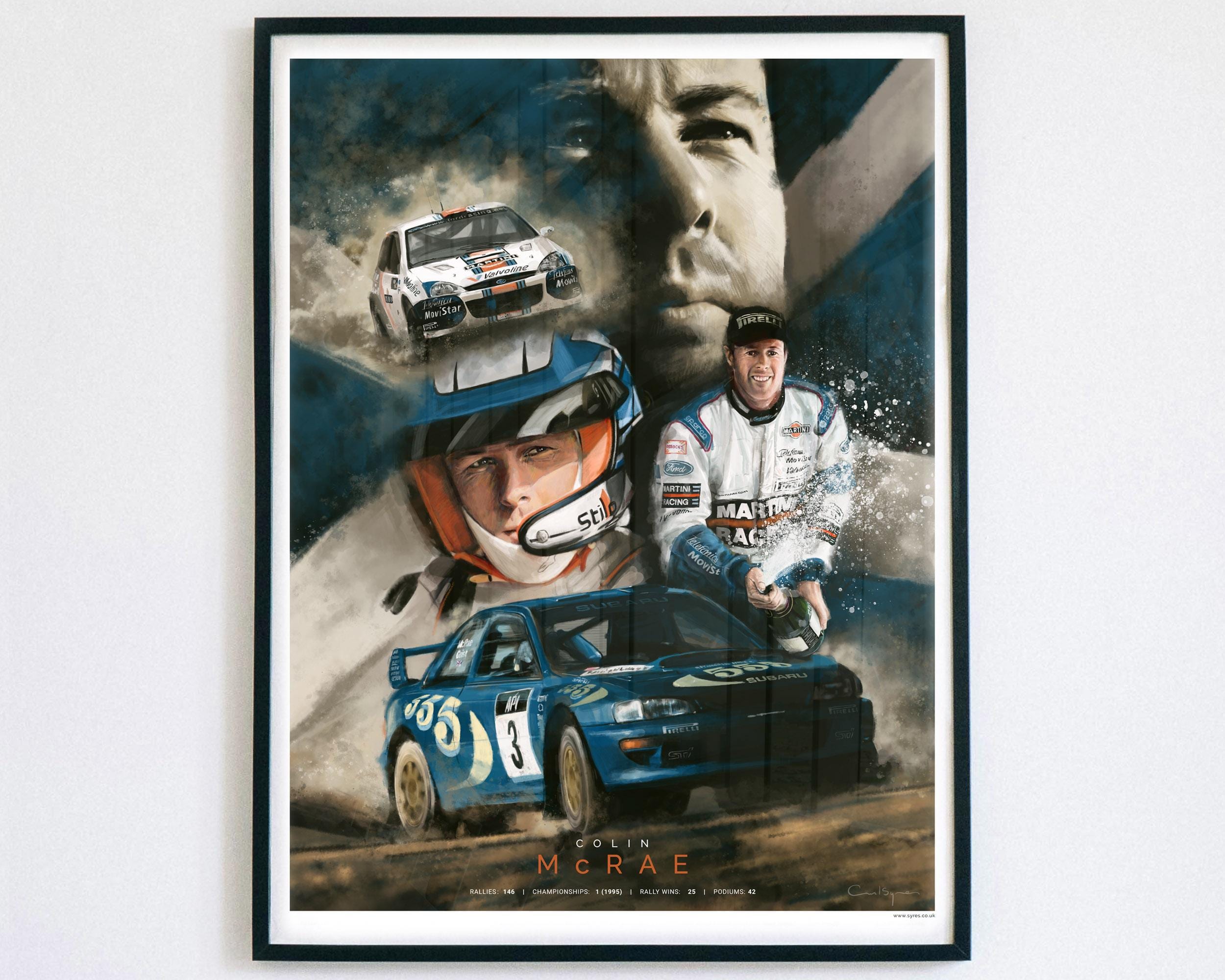 Colin Mcrae WRC Rally POSTER PRINT - Etsy