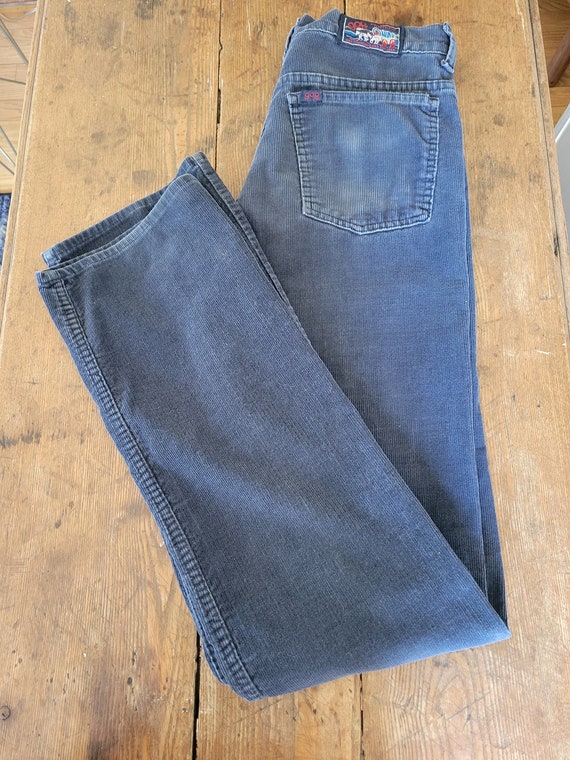 Vintage 70's gap pioneer blue corduroy pants - image 4