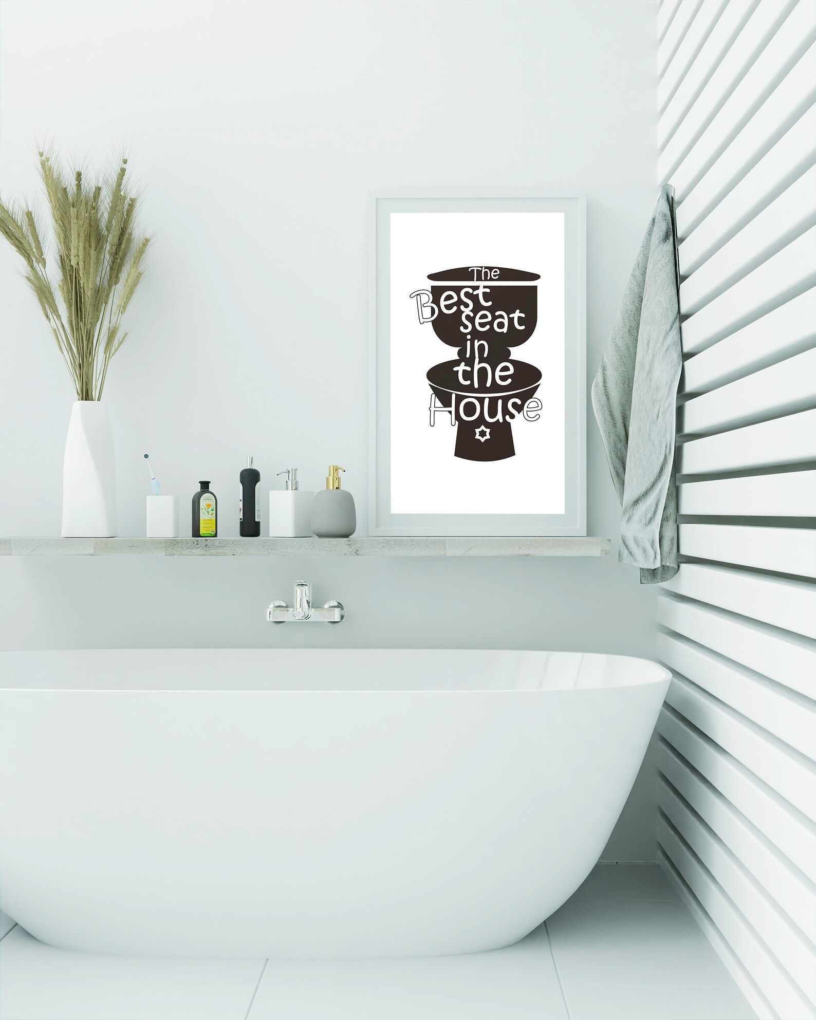 Wall Print Home Decor Bathroom Art Funny Print Toilet Art | Etsy
