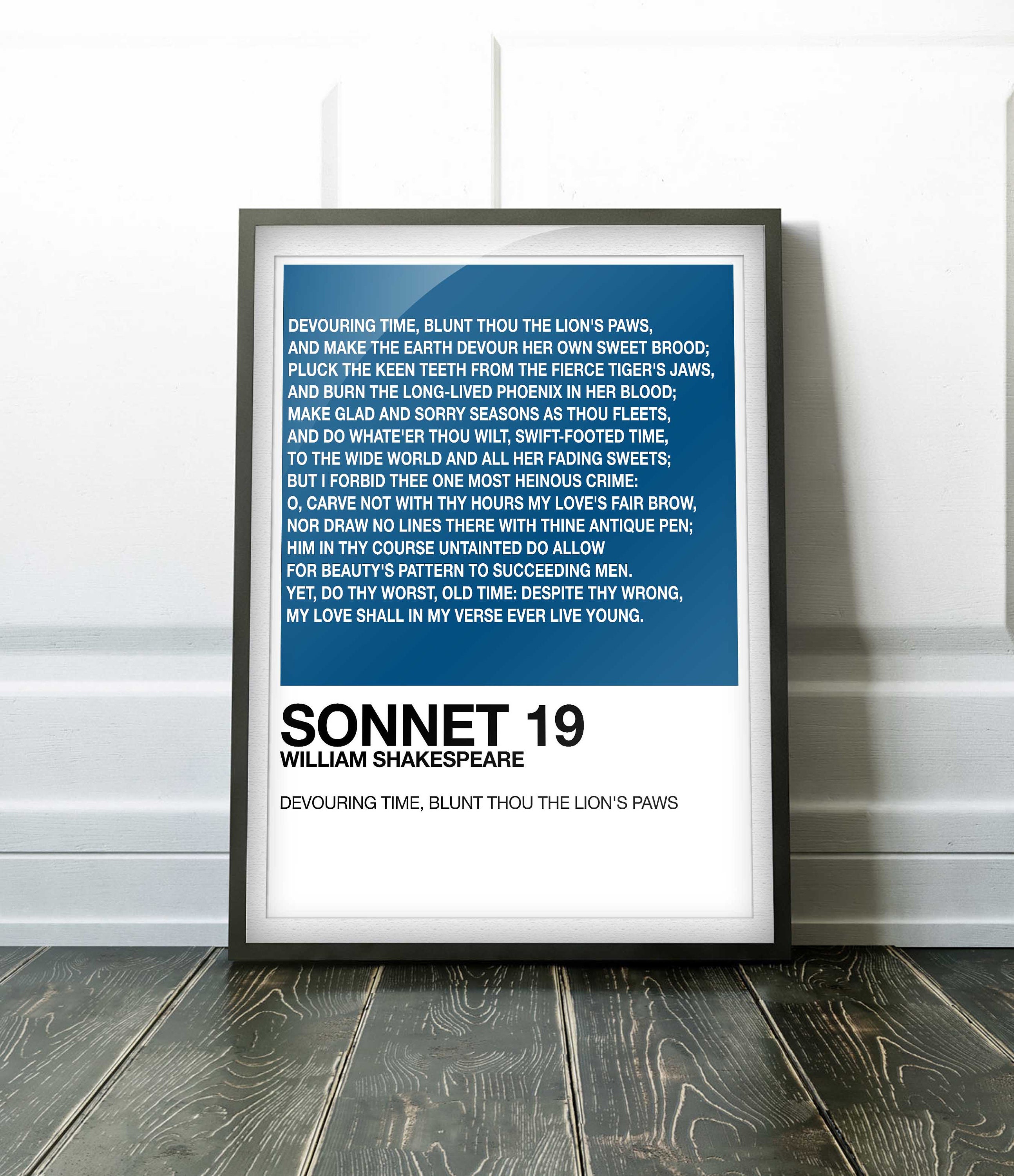 sonnet 19 shakespeare sonnet 19 shakespeare