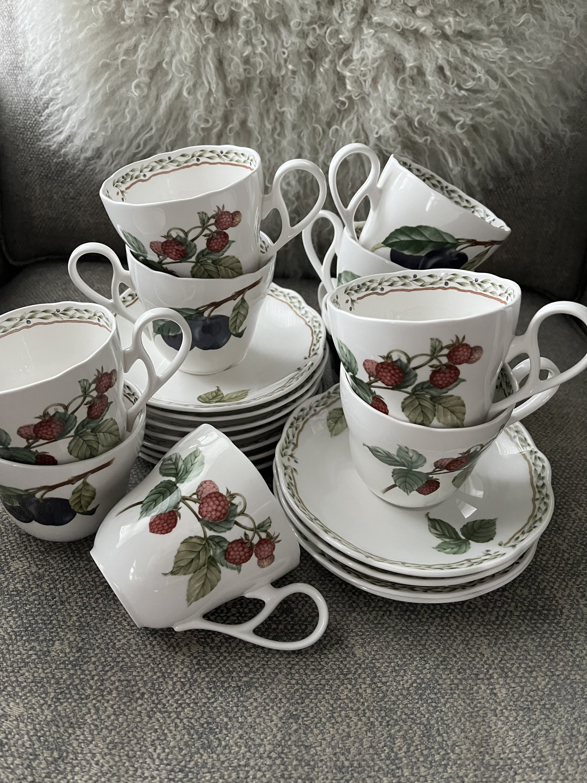 Ten Noritake Royal Orchard Cup and Saucers - Etsy