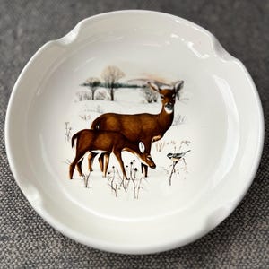 A large deer ashtray