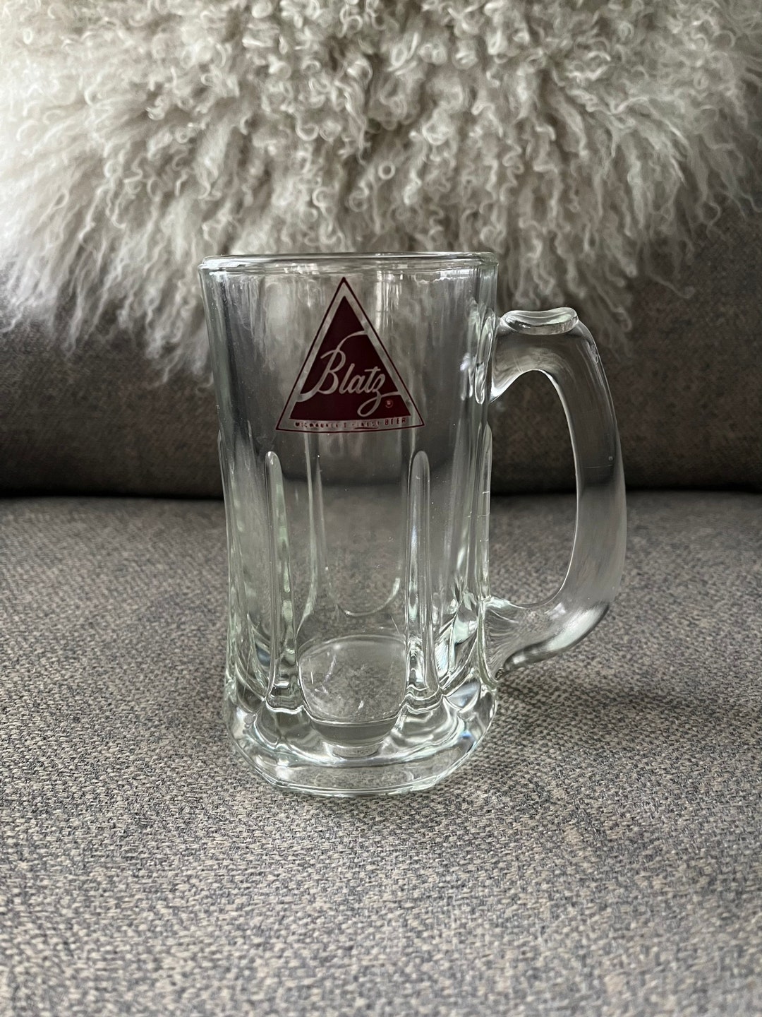 Rare Glass Blatz Beer Mug Etsy