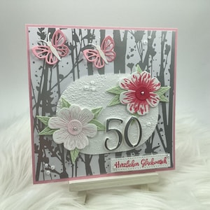 Geburtstagskarte zum 50. Geburtstag