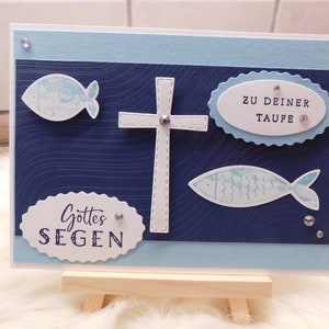Glückwunschkarte zur Taufe