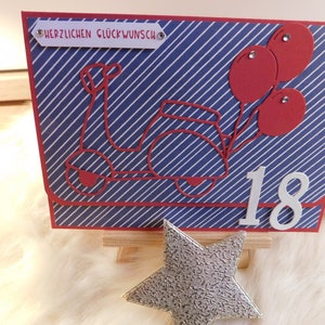 Gutscheinkarte zum 18. Geburtstag