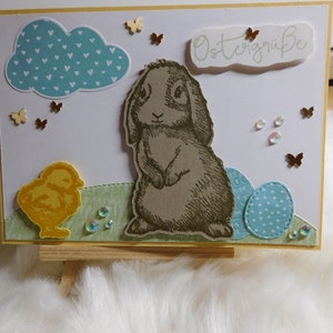 Glückwunschkarte zu Ostern