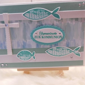 Glückwunschkarte zur Kommunion