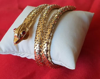 Snake-shaped set in 18 kt gold from the 1950s