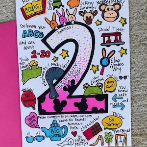 Custom keepsake birthday card