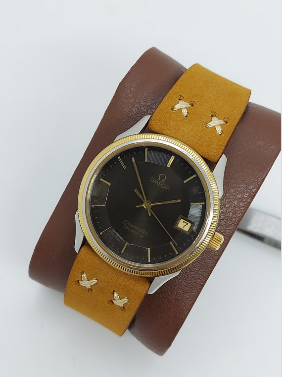Vintage Omega Seamaster Bezal Gold 