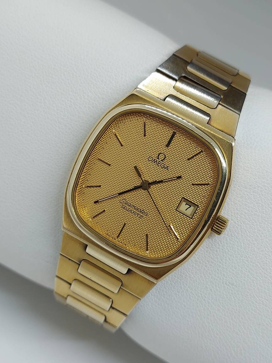 OMEGA Seamaster Quartz Plaquée Or - Réf. 196.0083 (Vintage 1980's)