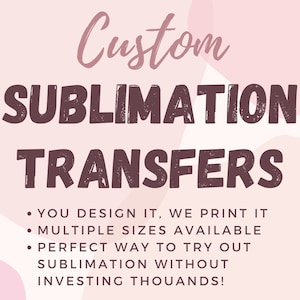 TRANSFERTS PAR SUBLIMATION PERSONNALISÉS - Images et designs prêts à l'emploi