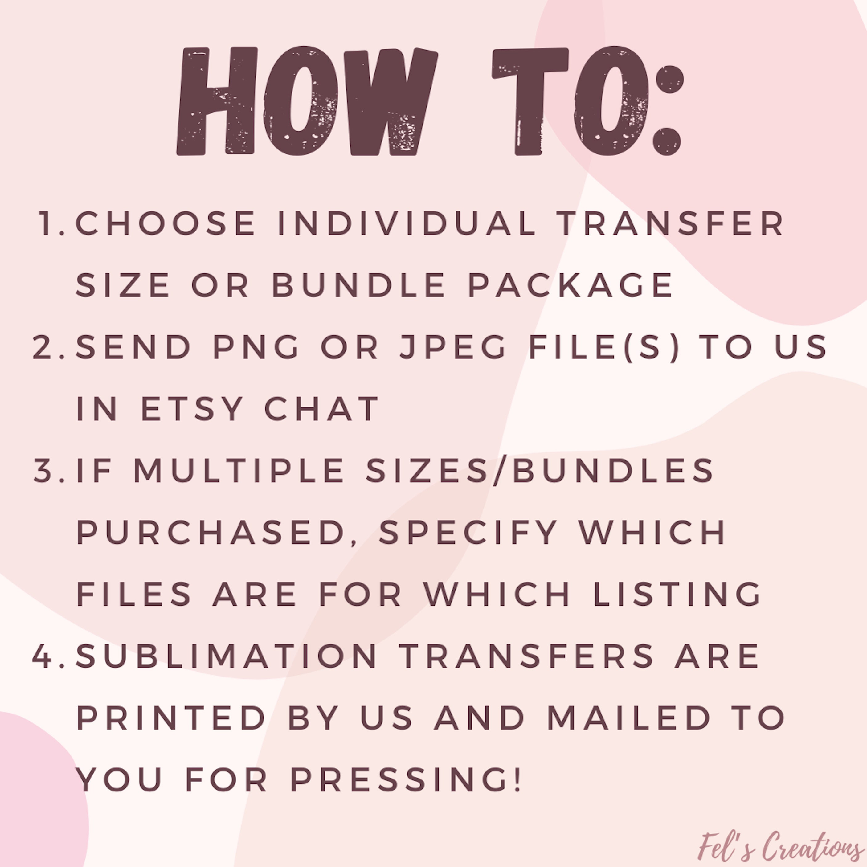 CUSTOM SUBLIMATION TRANSFERS - Ready to Press Images and Designs - Etsy
