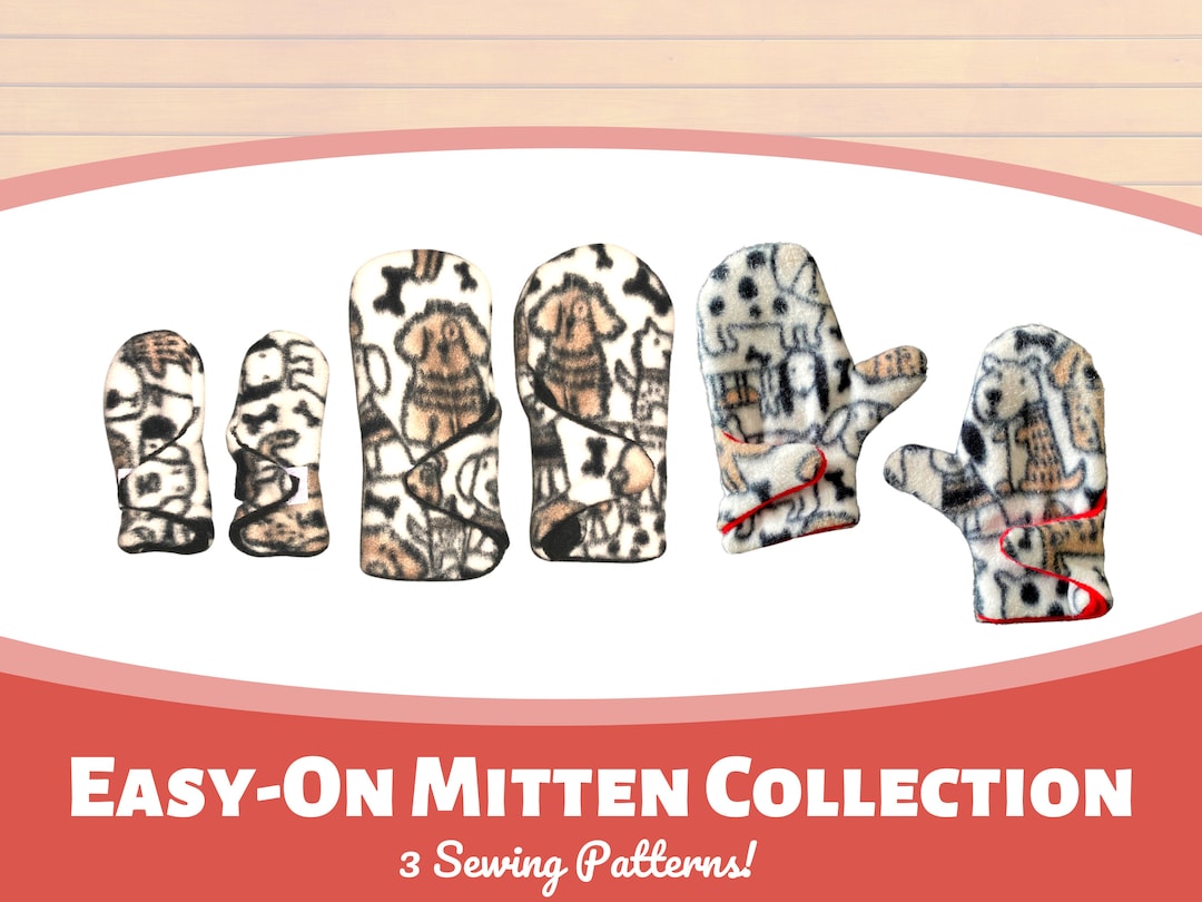 Baby Mittens That Are Easy to Put On, Toddler Mittens, Mitten Sewing