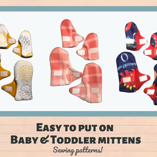 Baby Mitten Sewing Pattern Baby Mittens Sewing Pattern Kids Etsy