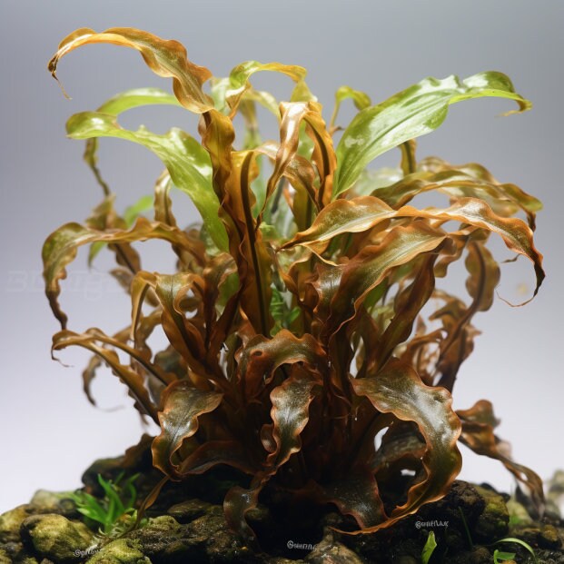Potted Wendtii Bronze Crypt: Aquarium Plant - Etsy