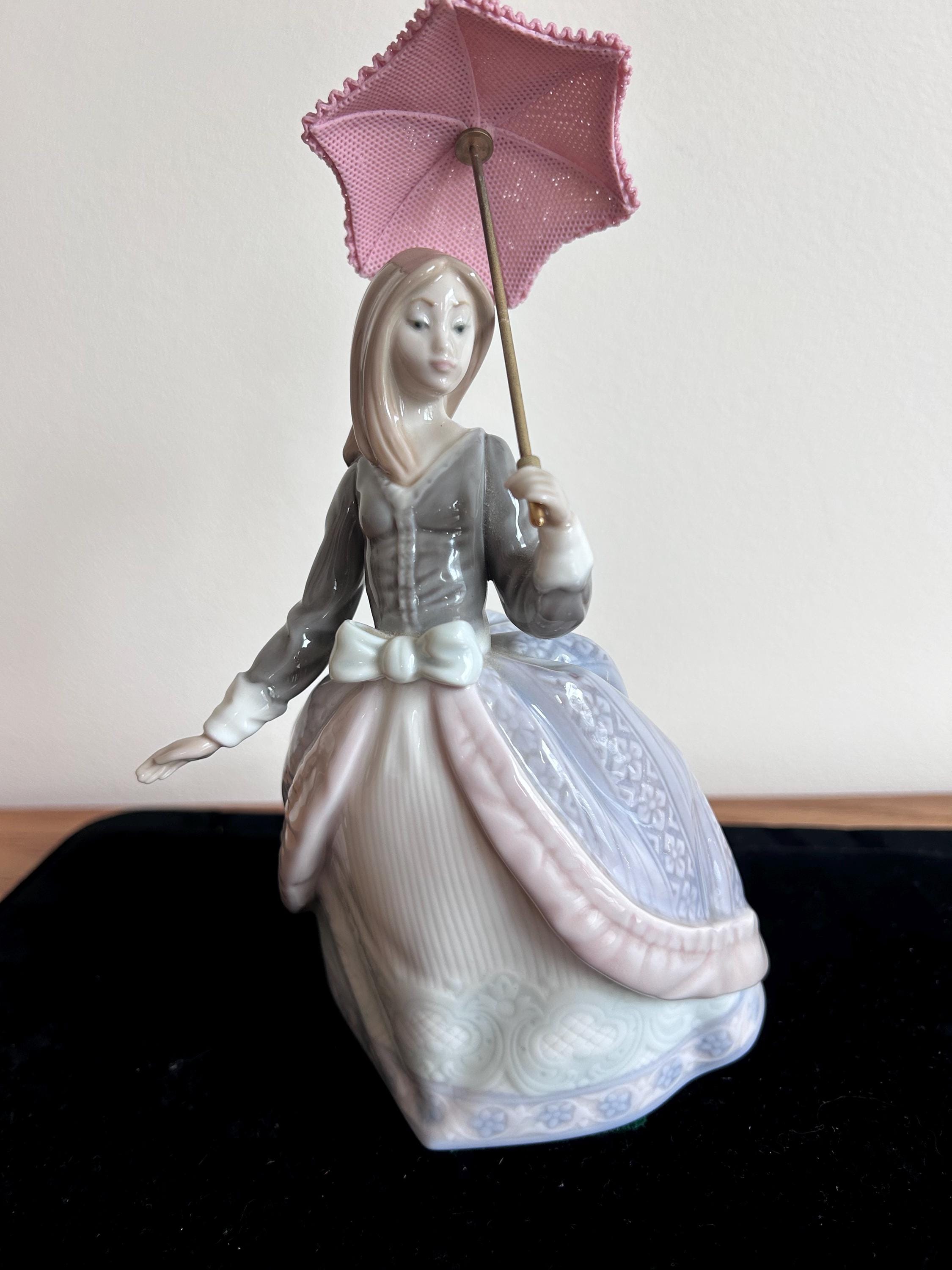 Lladro - Angela - Girls With Parasols- Vintage - Etsy