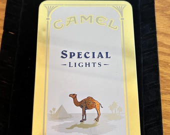 Vintage Camel Pleasure to Burn Exotic Blends in Wooden Collectors
