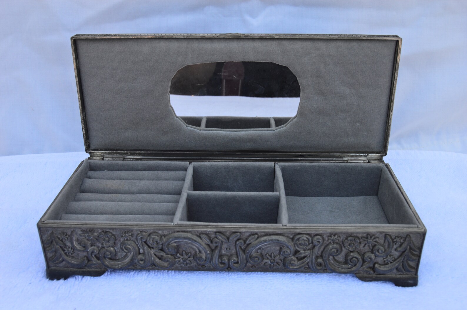 Godinger Silver Co. 1992 silver plated Jewelry Box Etsy