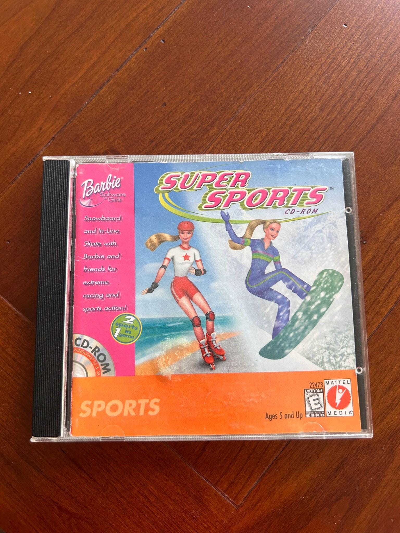 Barbie Roller Skating Computer Game Barbie: Video Game Hero By