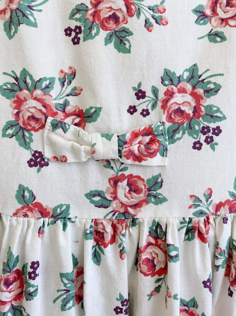 Vintage 50s Rockabilly Floral Summer Dress