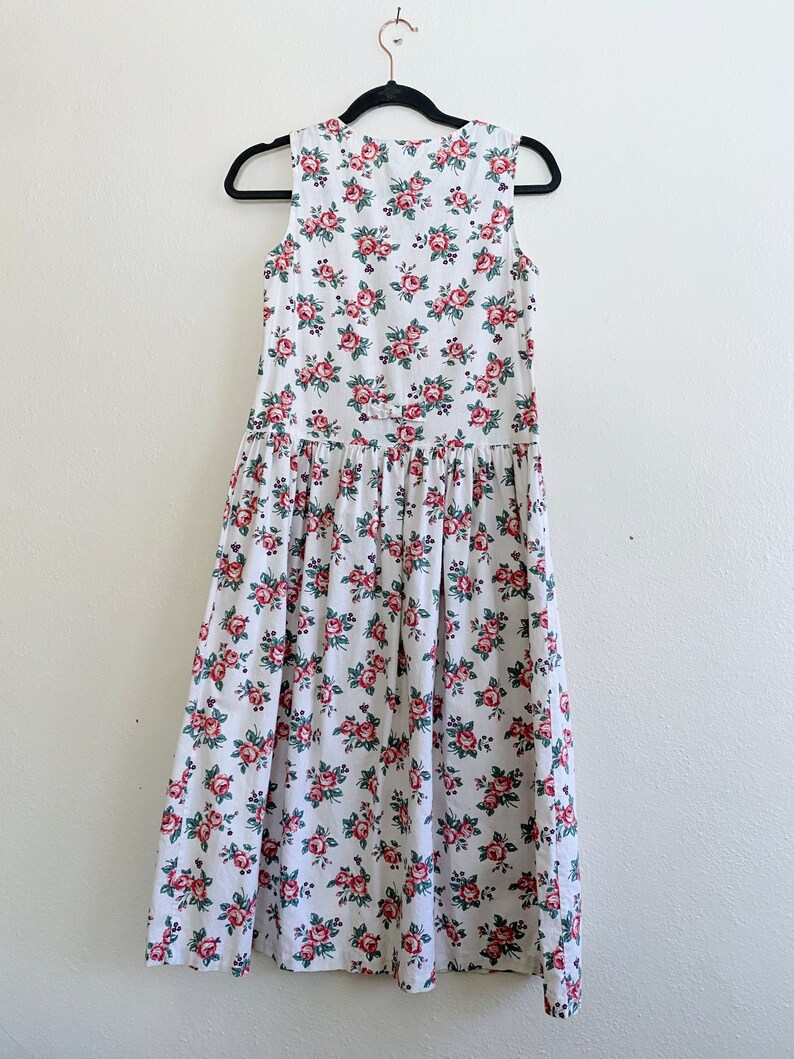 Vintage 50s Rockabilly Floral Summer Dress