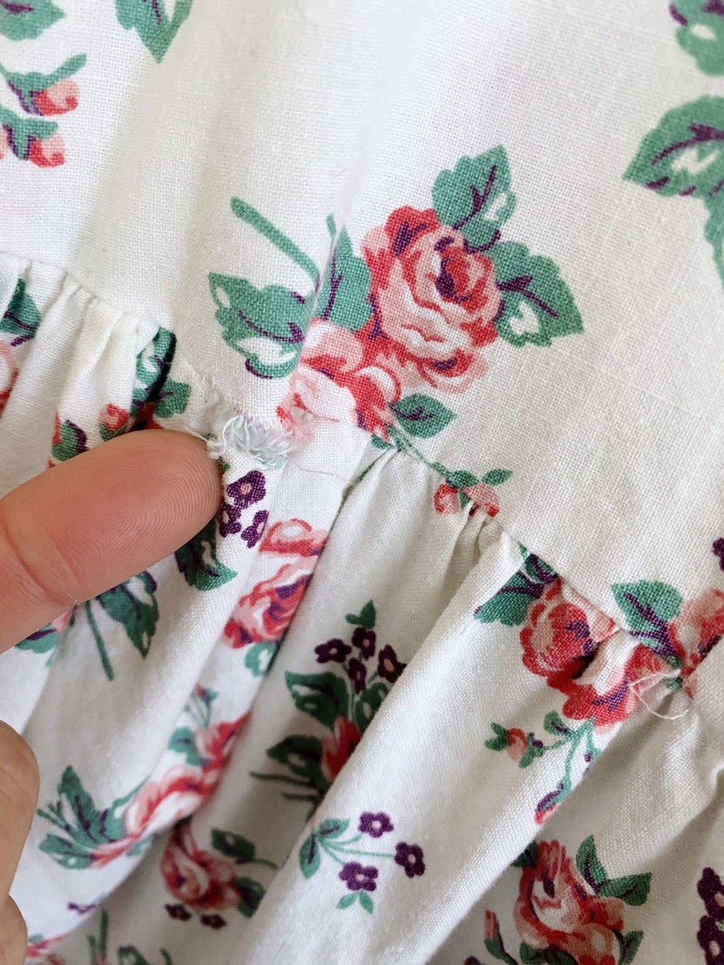 Vintage 50s Rockabilly Floral Summer Dress
