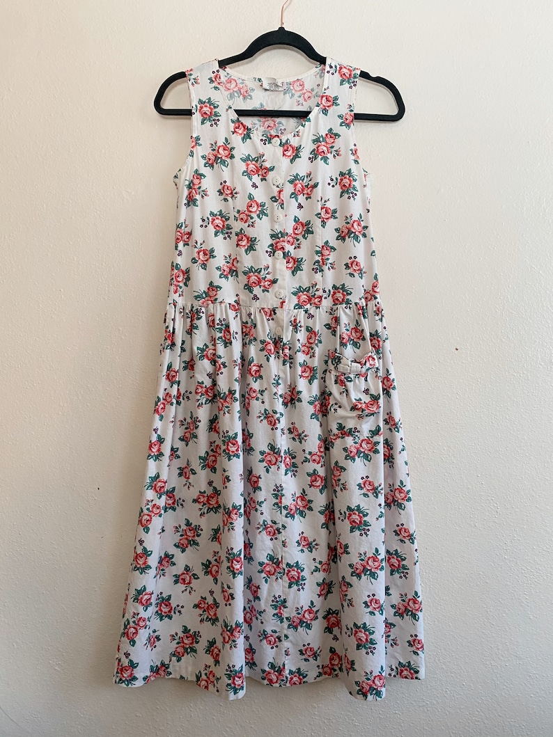 Vintage 50s Rockabilly Floral Summer Dress