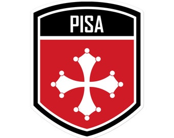 City Of Pisa Italy Flag Emblem Stickers