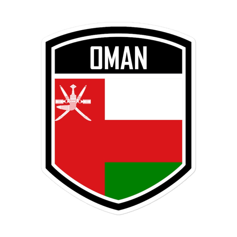 Oman Flag Emblem Stickers Express Your Omani Pride With Style Etsy