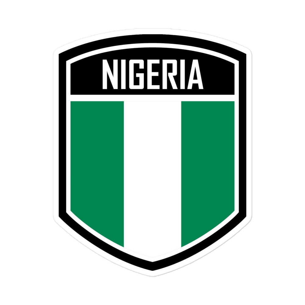 Display Your Nigerian Pride With Nigeria Flag Emblem Stickers Add a