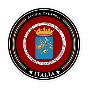 Reggio Calabria Italy Flag Stickers