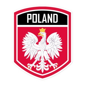 Polen Wappen Emblem Aufkleber