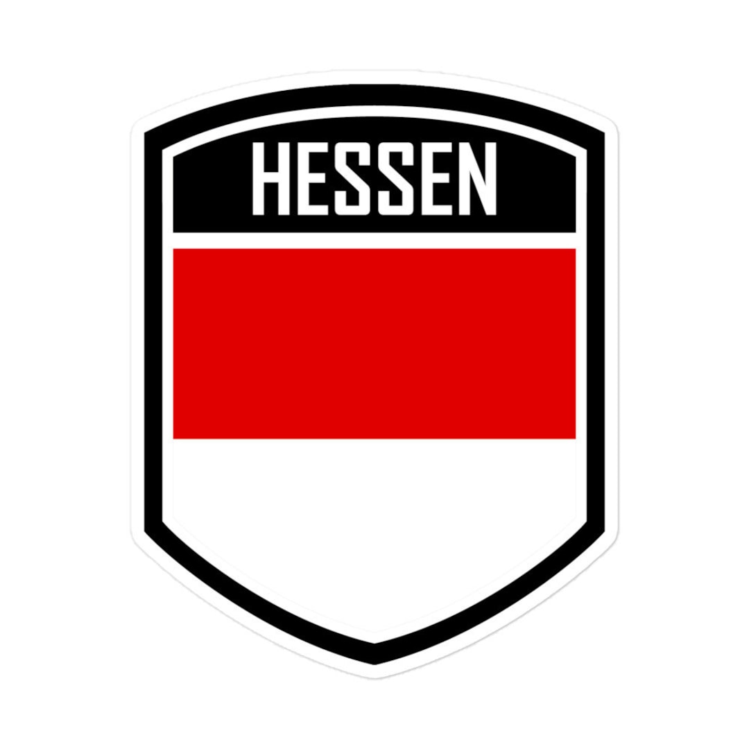 Hessen Germany Flag Emblem Stickers - Etsy