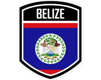 Belize Flagge Aufkleber