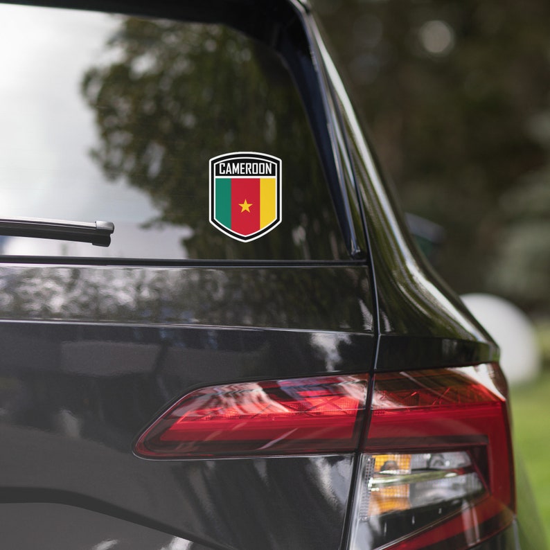 Cameroon Flag Emblem Stickers | Durable and High Quality Decals - Etsy