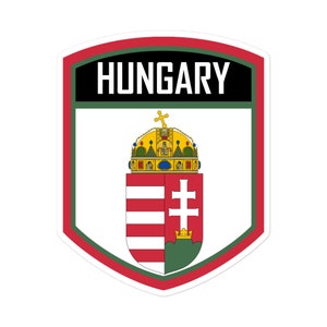 Hungary Coat Of Arms Emblem Stickers
