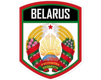 Belarus Coat Of Arms Emblem Stickers