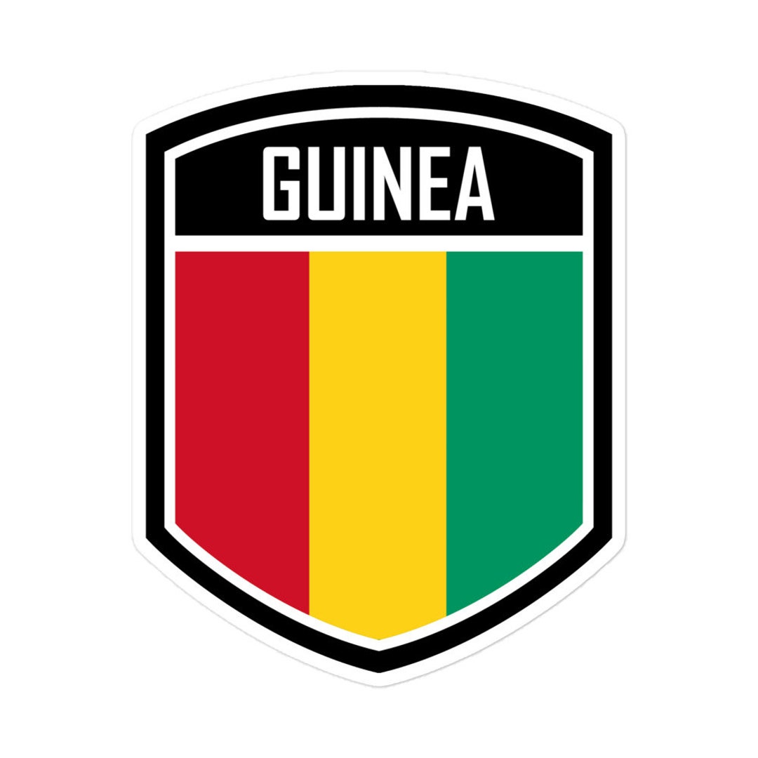 Guinea Flag Emblem Stickers - Etsy