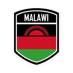 Malawi Flag Emblem Stickers