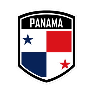 Panama Flag Stickers - High-Quality and Durable Adhesive Vinyl Decals