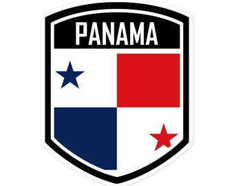 Panama Flag Stickers - High-Quality and Durable Adhesive Vinyl Decals