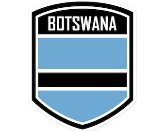 Botswana Flagge Emblem Sticker