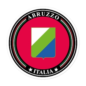 Abruzzo Italy Flag Stickers - Express Your Abruzzese Pride