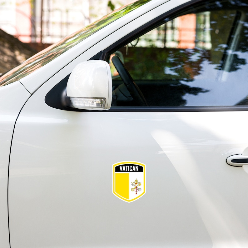 Vatican Flag Emblem Stickers - Etsy