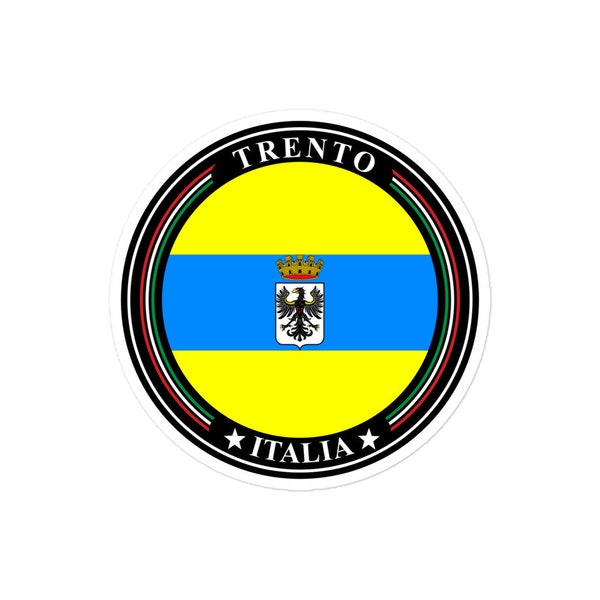 Trento Italy Flag Stickers